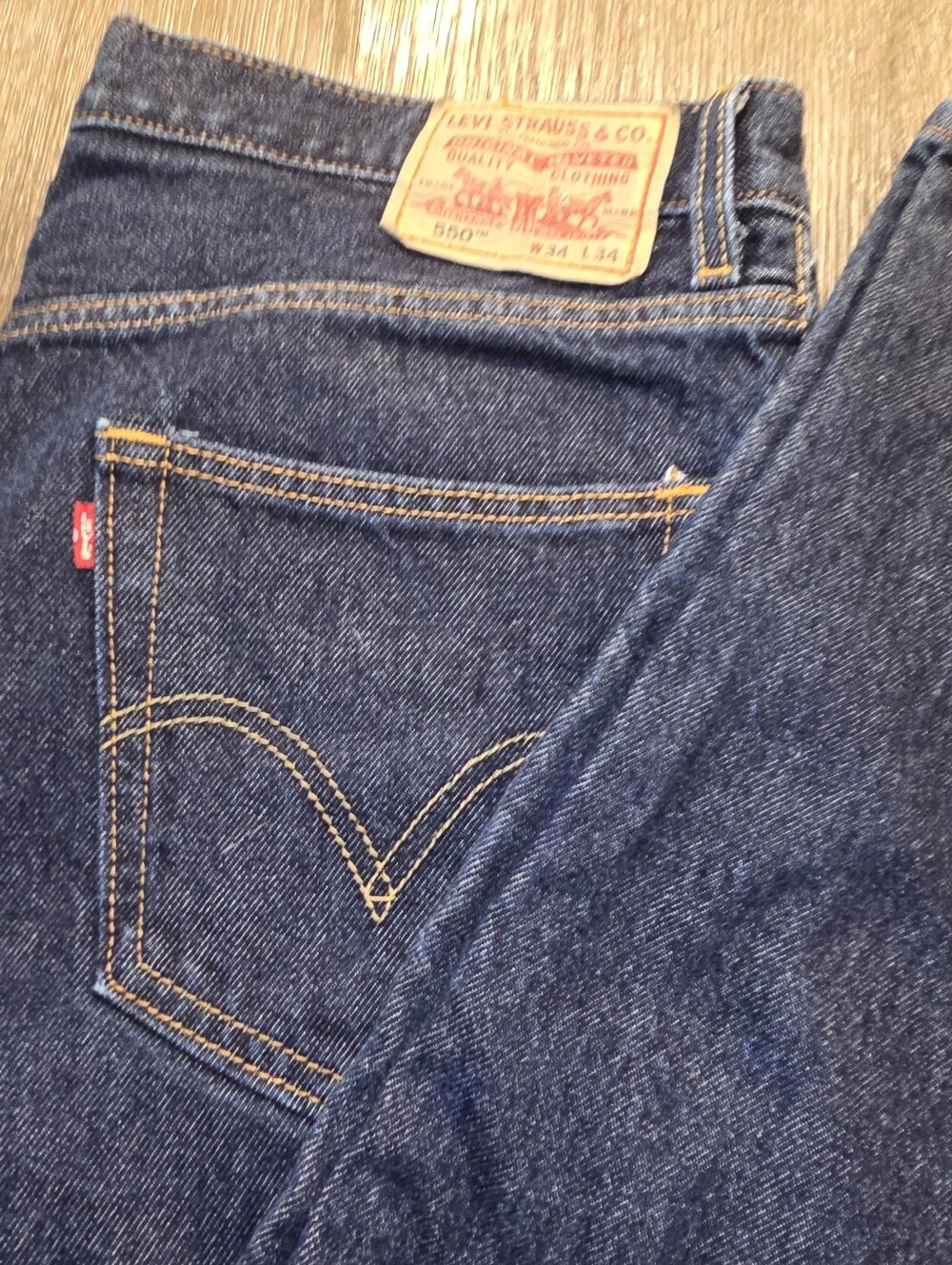 Levi's 550 Sz. 34x34 Relaxed Fit Mens Jeans